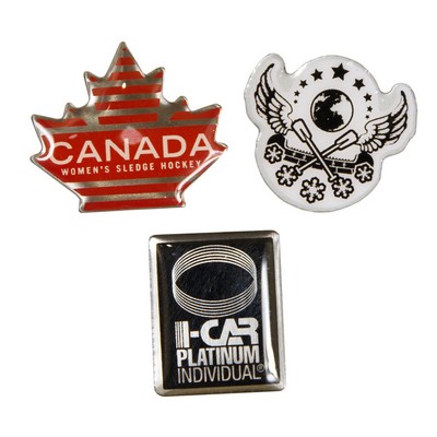 Screen Printed Lapel Pin (1")