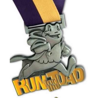 Custom Iron Die Cast Medal (3Â½")