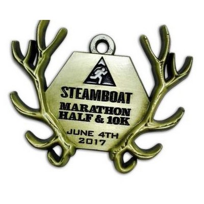 Custom Iron Die Cast Medal (2Â¼")