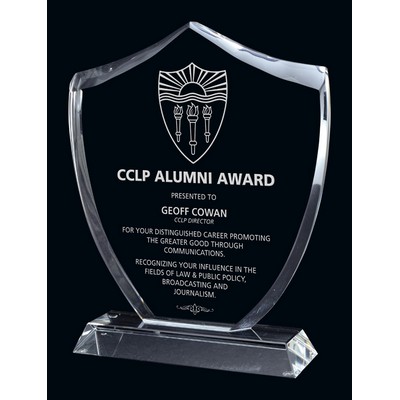 8.75" Triumph Optic Crystal Award